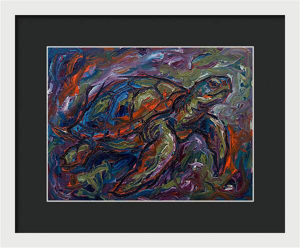 Turtle In Expressionist Colors