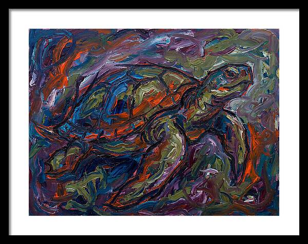 Turtle In Expressionist Colors