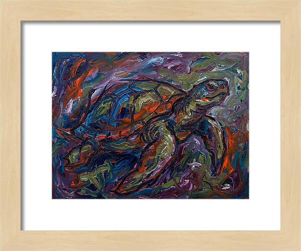 Turtle In Expressionist Colors