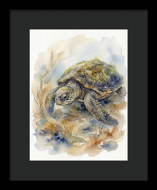 Turtle In Tranquil Waters