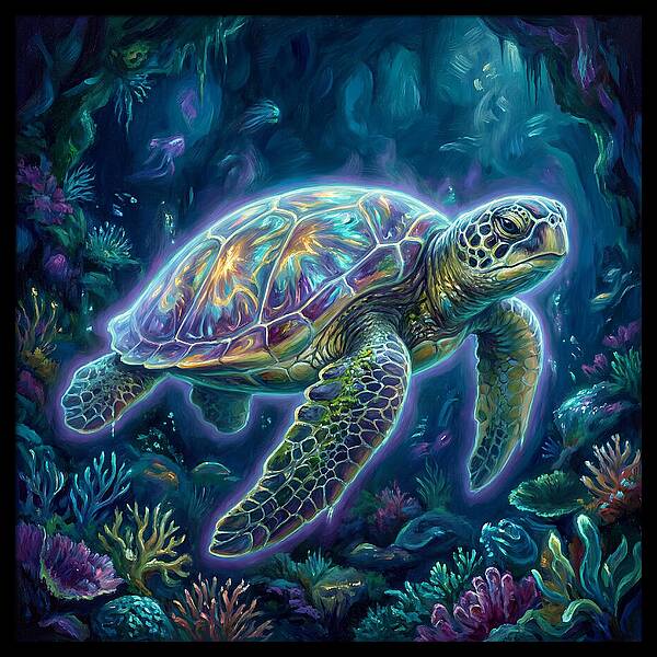 Turtle Underwater