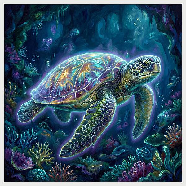 Turtle Underwater
