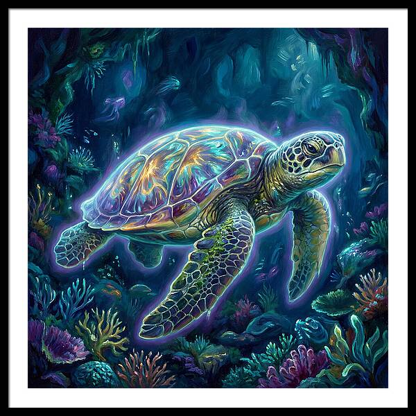 Turtle Underwater