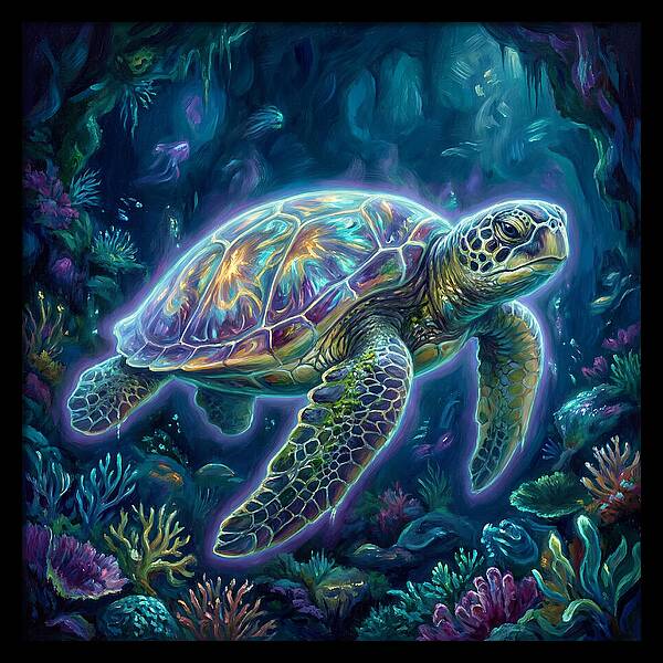 Turtle Underwater