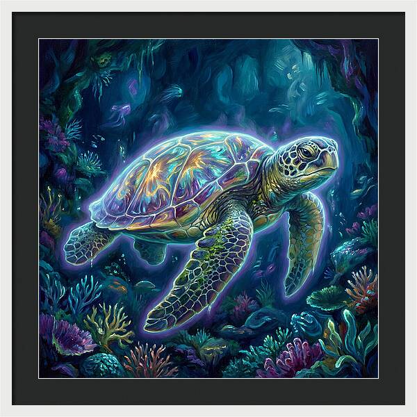 Turtle Underwater