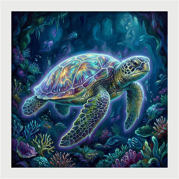 Turtle Underwater