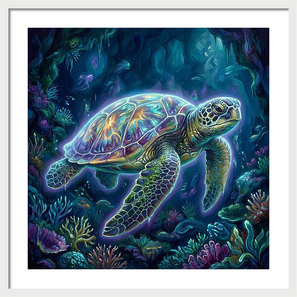Turtle Underwater