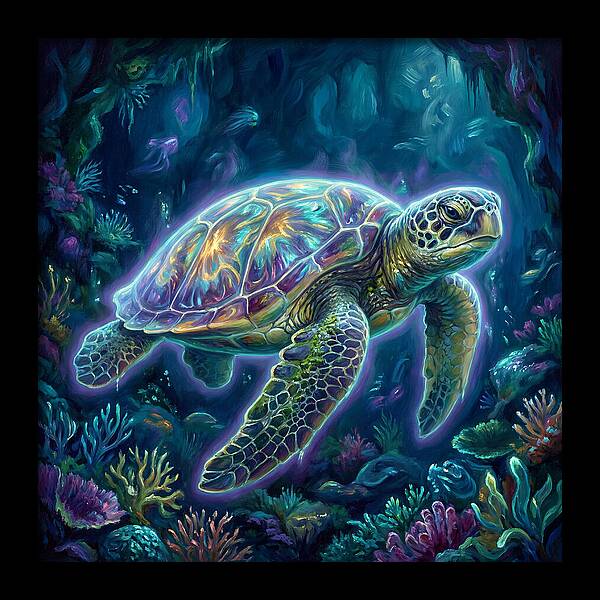 Turtle Underwater
