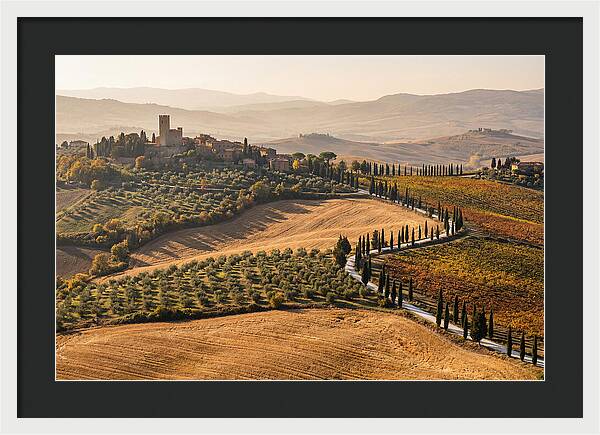 Tuscan Countryside In Autumn