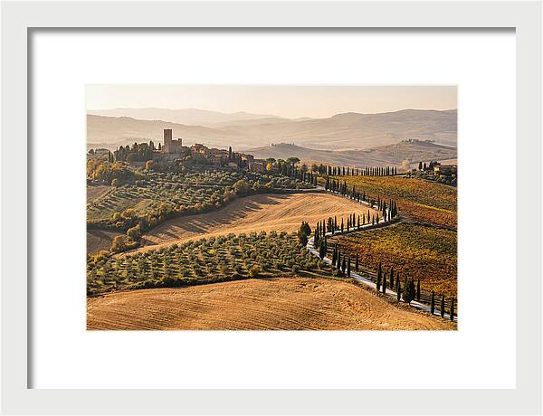 Tuscan Countryside In Autumn