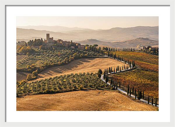 Tuscan Countryside In Autumn