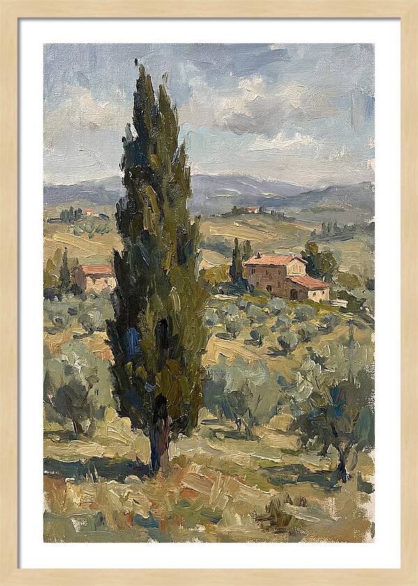 Tuscan Cypress Landscape