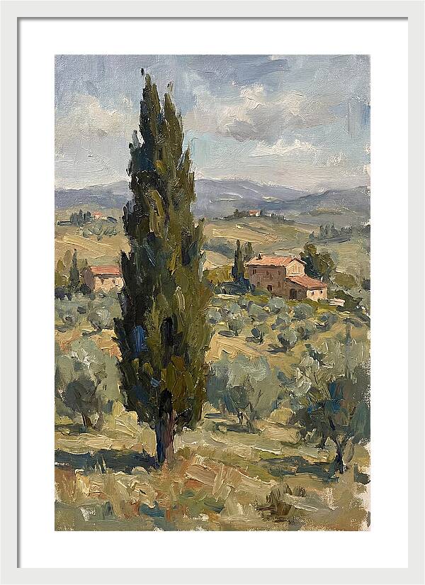Tuscan Cypress Landscape