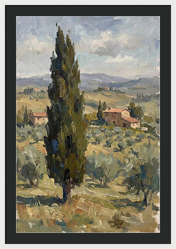Tuscan Cypress Landscape