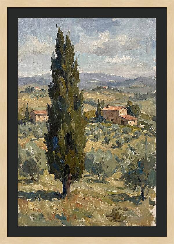 Tuscan Cypress Landscape