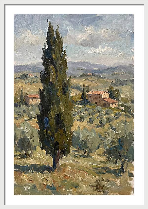 Tuscan Cypress Landscape
