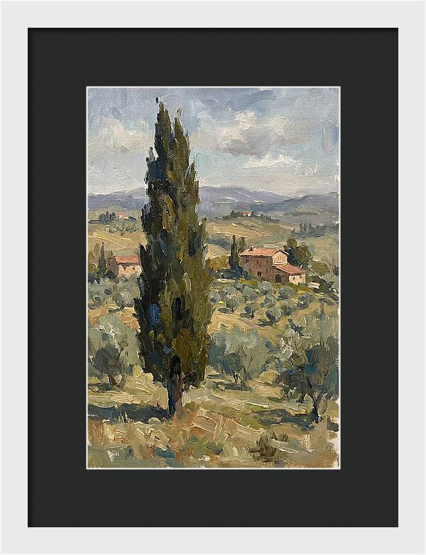 Tuscan Cypress Landscape