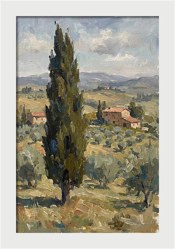 Tuscan Cypress Landscape