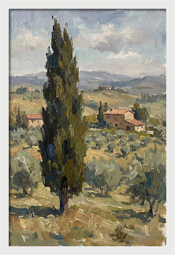 Tuscan Cypress Landscape