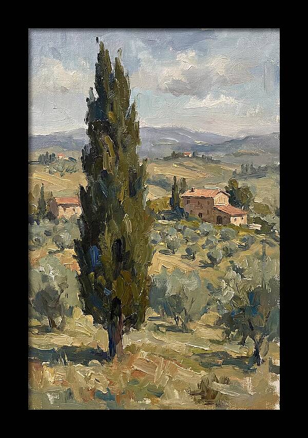 Tuscan Cypress Landscape