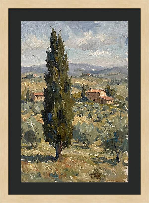 Tuscan Cypress Landscape