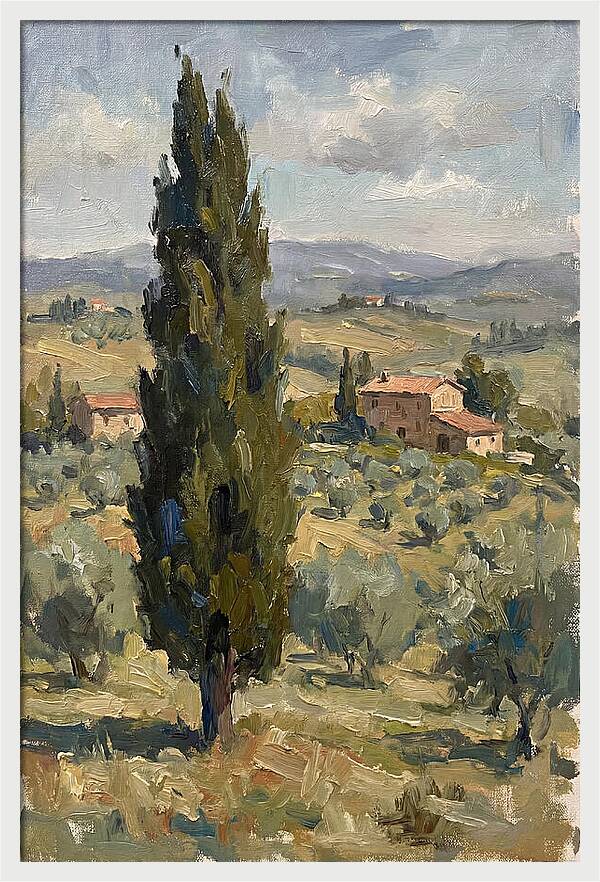 Tuscan Cypress Landscape