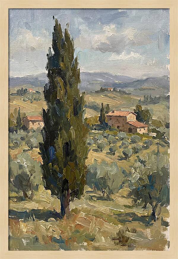 Tuscan Cypress Landscape