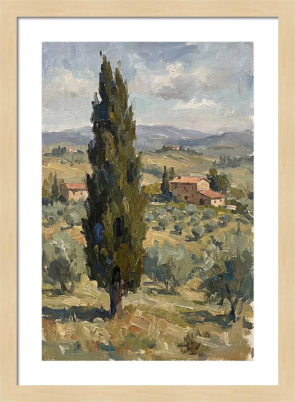 Tuscan Cypress Landscape