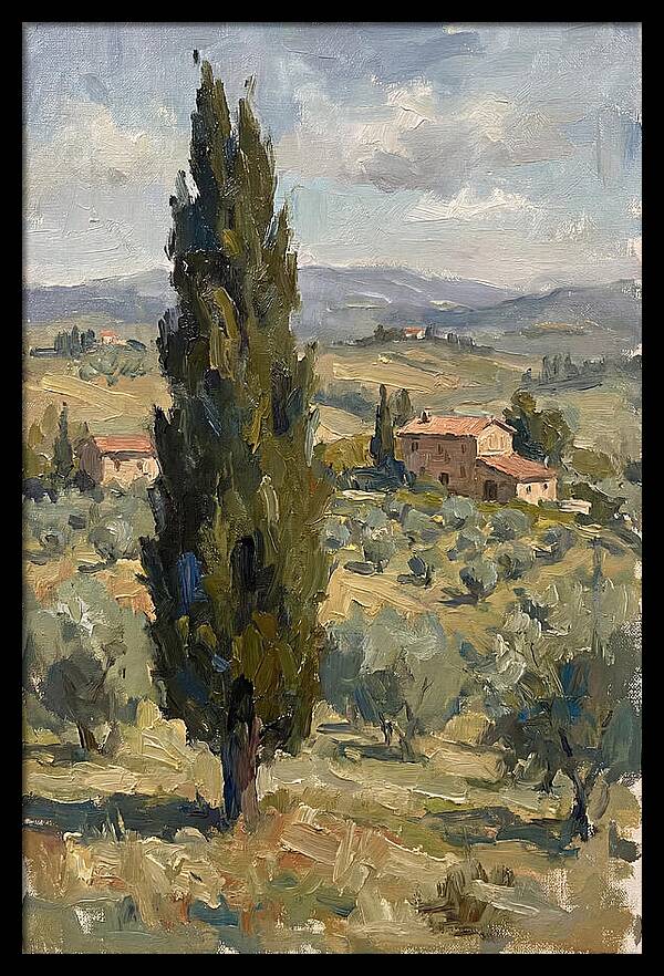 Tuscan Cypress Landscape