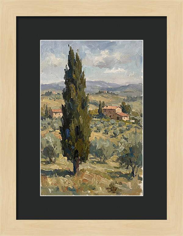 Tuscan Cypress Landscape