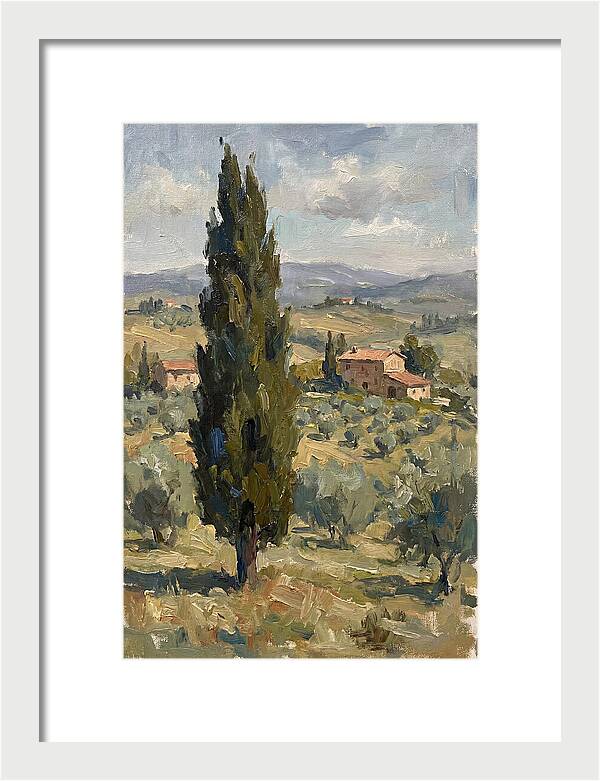 Tuscan Cypress Landscape