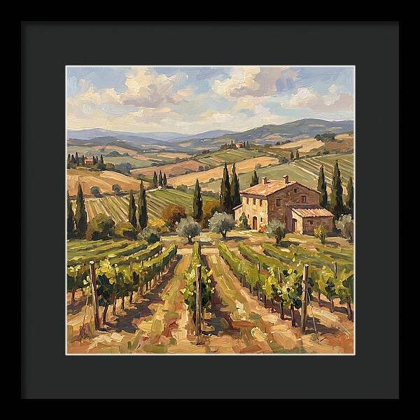 Tuscan Landscape Tranquility