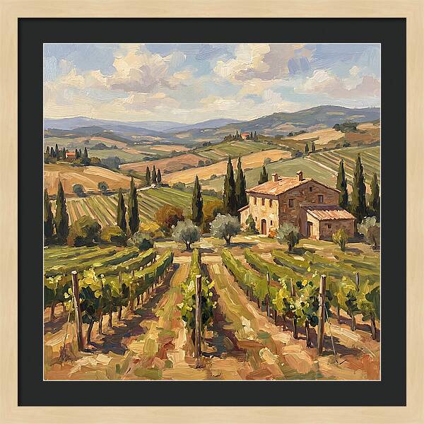 Tuscan Landscape Tranquility
