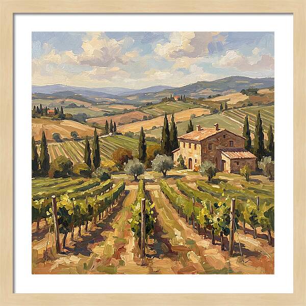 Tuscan Landscape Tranquility
