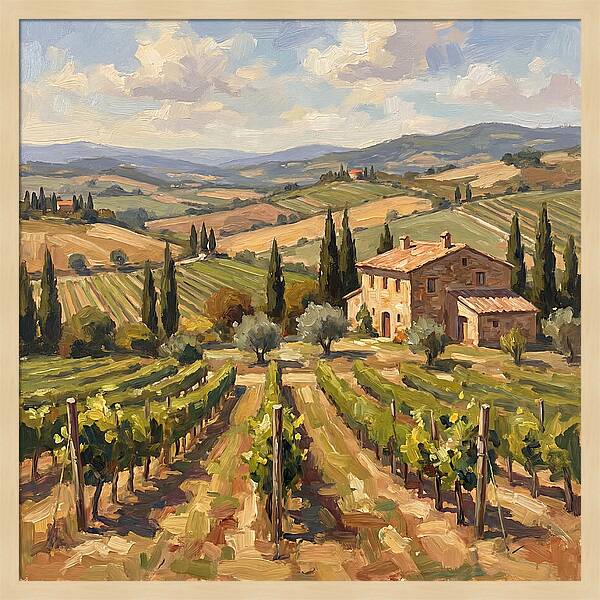 Tuscan Landscape Tranquility