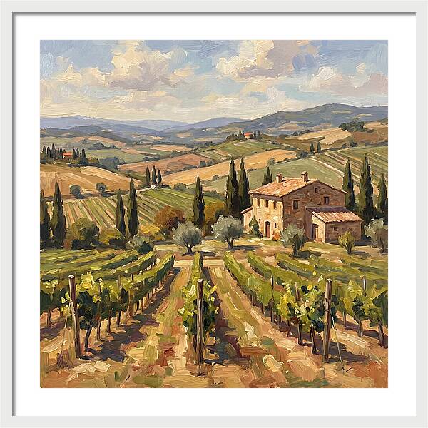 Tuscan Landscape Tranquility