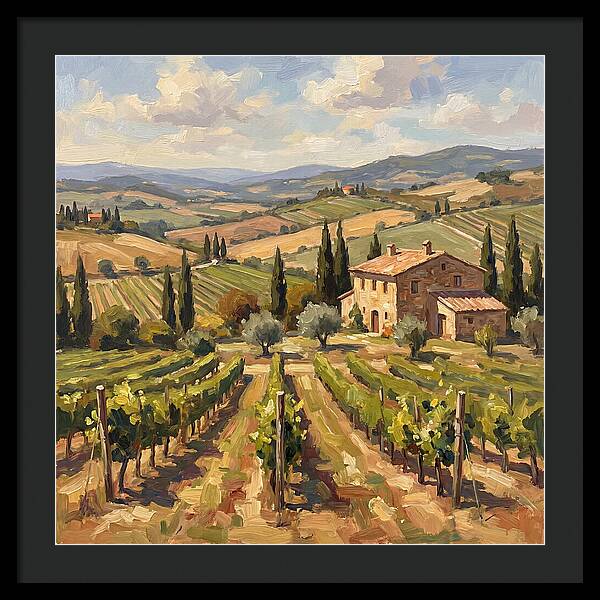 Tuscan Landscape Tranquility