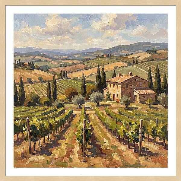 Tuscan Landscape Tranquility