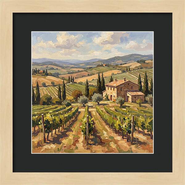 Tuscan Landscape Tranquility