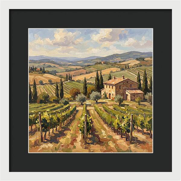 Tuscan Landscape Tranquility
