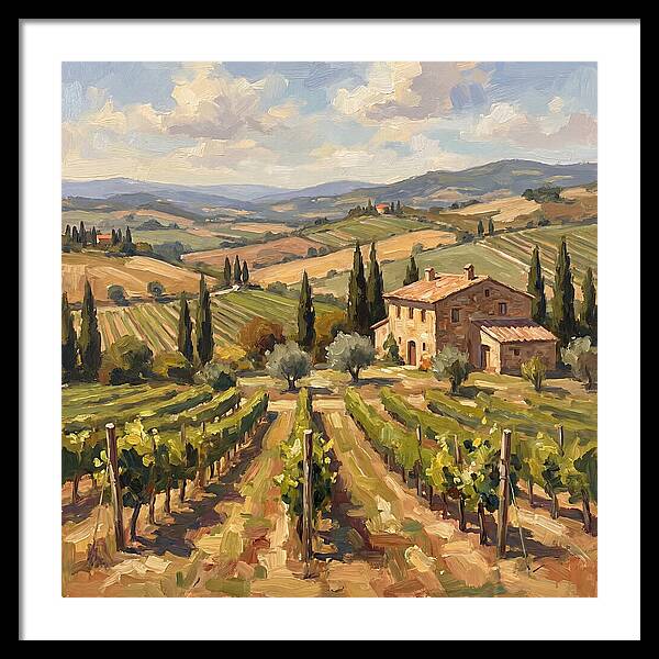 Tuscan Landscape Tranquility