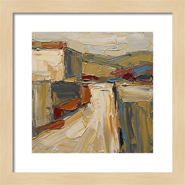 Tuscan Road In Palette Knife Style