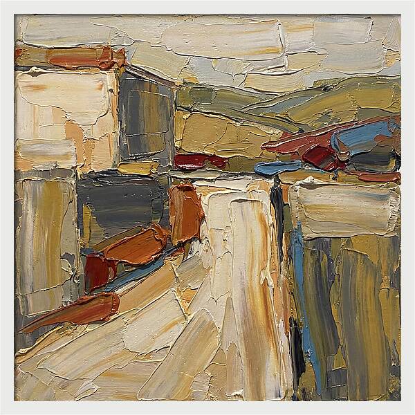 Tuscan Road In Palette Knife Style