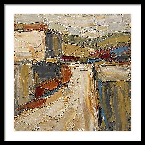 Tuscan Road In Palette Knife Style