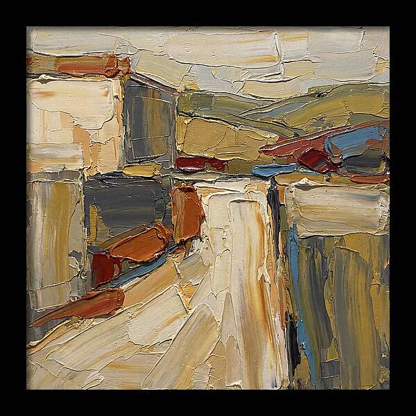 Tuscan Road In Palette Knife Style