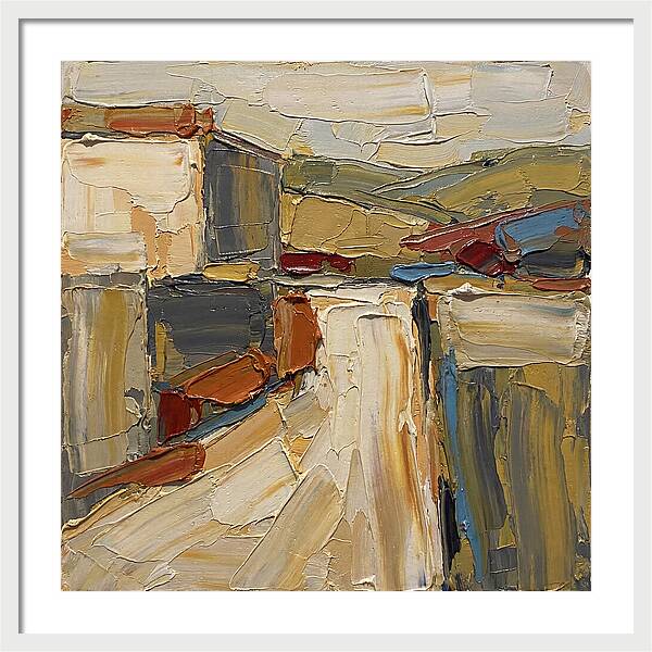 Tuscan Road In Palette Knife Style