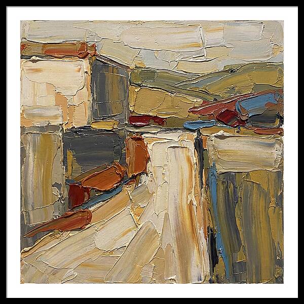 Tuscan Road In Palette Knife Style