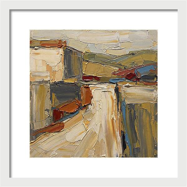Tuscan Road In Palette Knife Style