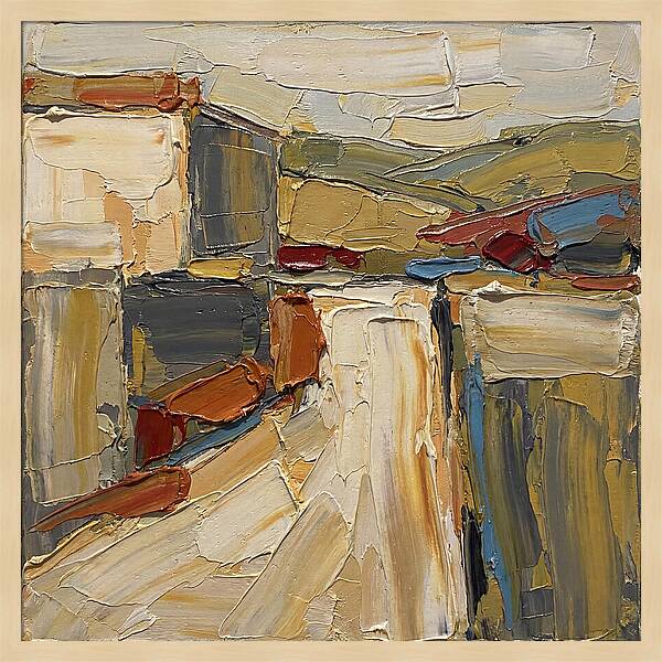 Tuscan Road In Palette Knife Style