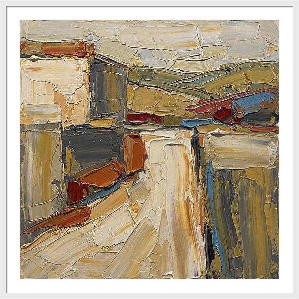Tuscan Road In Palette Knife Style